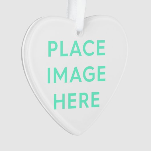 Hart - Acryl Ornament (voorkant)