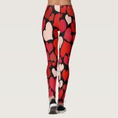Hart afdrukken leggings (Achterkant)