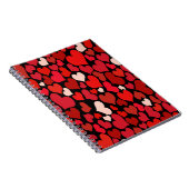 Hart afdrukken notitieboek (Rechterzijde)