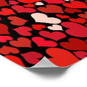 Hart afdrukken poster (Hoek)