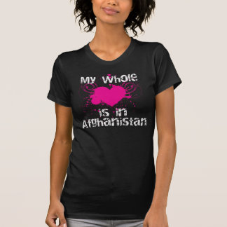 Hart (Afghanistan, roze en wit) T-shirt