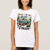 Hart als een vrachtwagen T-shirt (Voorkant)