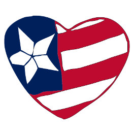 Hart Amerika Patriotische Mok | Vlag van de VS Har