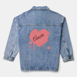 Hart "Amore" Grunge Denim Jas Jacket