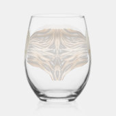 Hart Ampersand Parels & Prosecco Bruidsfeestje Wijnglas Zonder Voet (Links)