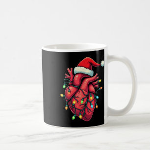 Hart Anatomie Kerst Verpleegkunde Kerst Pet Xmas Koffiemok
