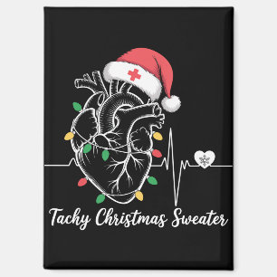 Hart Anatomie Kerst Verpleegster Cardiale Tachy Ke Magneet