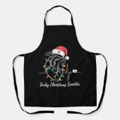 Hart Anatomie Kerst Verpleegster Hart Tachy Xmas Schort (Voorkant)