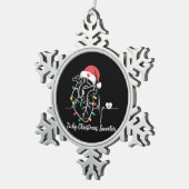 Hart Anatomie Kerst Verpleegster Hart Tachy Xmas Tin Sneeuwvlok Ornament (Rechts)