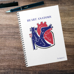 Hart Anatomie- Notitieboek