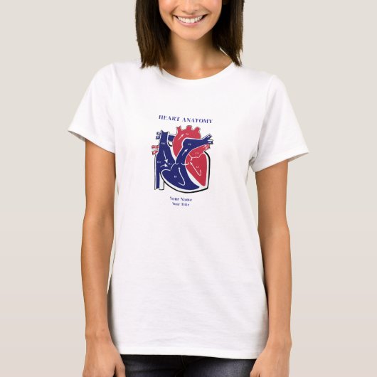 Hart Anatomie T-shirt (Voorkant)