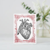 hart anatomie Valentijn Briefkaart (Staand voorkant)