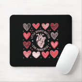 Hart Anatomie Valentijn Little Heart CHD Muismat (Met muis)