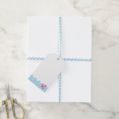 Hart Anchor Cadeaulabel (Met Touw)