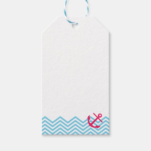 Hart Anchor Cadeaulabel (Voorkant)
