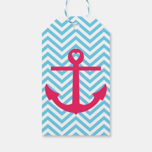 Hart Anchor Cadeaulabel (Achterkant)