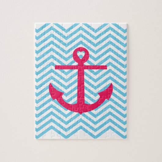 Hart Anchor Legpuzzel (Verticaal)