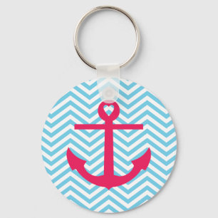 Hart Anchor Sleutelhanger