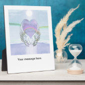 Hart, Angel Wings en Ocean Fotoplaat (Zijkant)