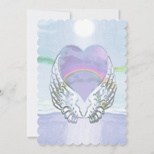 Hart, Angel Wings en Ocean Kaart (Achterkant)