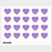 Hart Appliqué Quilt Patroon  Sticker (Vel)