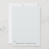 *~* Hart AR6 QR WEDDING Butterfly BEWAREN de DATUM Kaart (Achterkant)