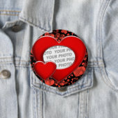 hart ART + foto Ronde Button 4,0 Cm (In situ)