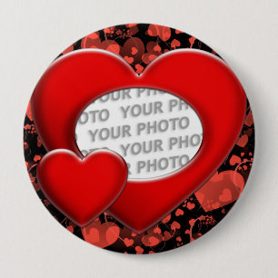 hart ART + foto Ronde Button 4,0 Cm