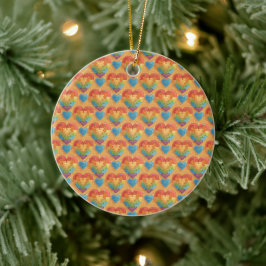 Hart autisme keramisch ornament