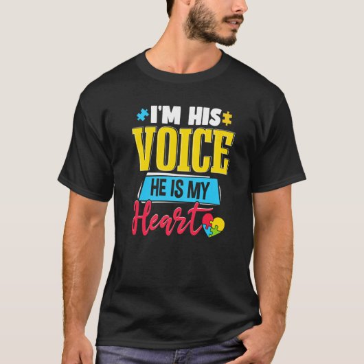Hart Autisme Moeder Premium T-shirt (Voorkant)