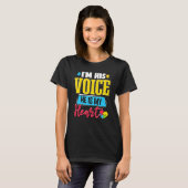 Hart Autisme Moeder T-shirt (Voorkant volledig)