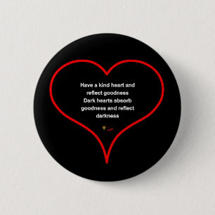 HART BADGE RONDE BUTTON 5,7 CM