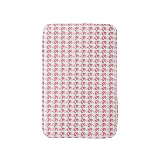 Hart badmat | Romantieke cute gezellige decoratie (Voorkant Verticaal)