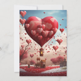 Hart Ballonnen: Als ik het je vertel - Valentijnka Feestdagenkaart