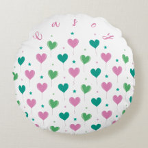 Hart Ballonnen Groen Roze Ster Patroon Schattig
