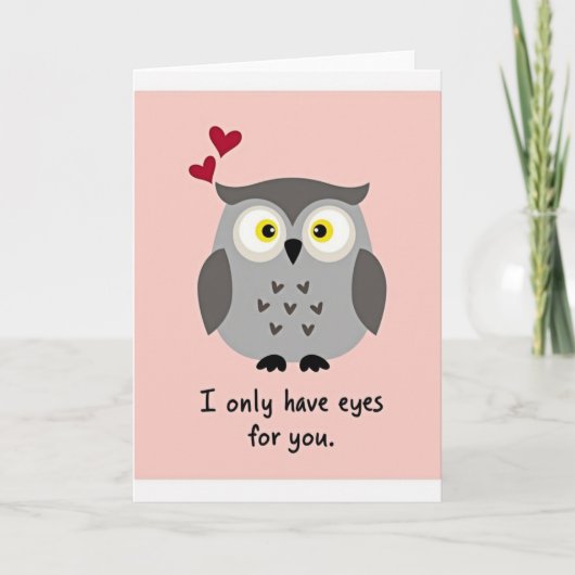 Hart Barstende Liefdesvogelkaart Kaart (Voorkant)