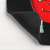 Hart Basketball Player Valentijnsdag Cute Sports Muismat (Hoek)