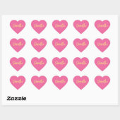 HART BAT MITZVAH modern  roze gouden script Sticker (Vel)