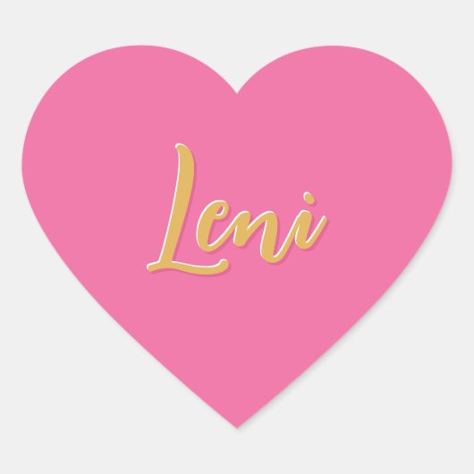 HART BAT MITZVAH modern roze gouden script Sticker (Voorkant)