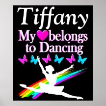 HART BEHOORT TOT BALLET GEPERSONALISEERD POSTER