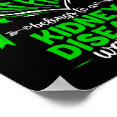 Hart behoort tot een nierziekte krijger Nier D Poster (Hoek)