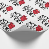 Hart behoort tot het papier voor de onmiddellijke (Hoek)