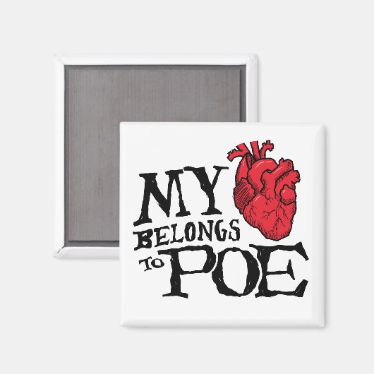 Hart behoort tot Poe Magnet (Voorkant / Achterkant)