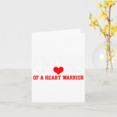 Hart Bewustzijn Hartslag Warrior Moeder Gift Kaart (Gele Bloem)