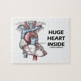 Hart binnenin (anatomisch hart) legpuzzel