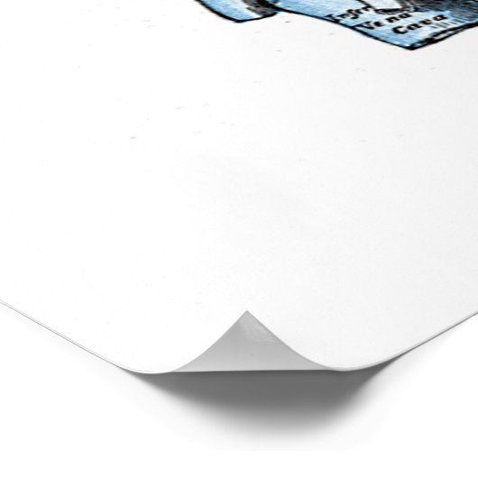 Hart binnenin (anatomisch hart) poster (Hoek)