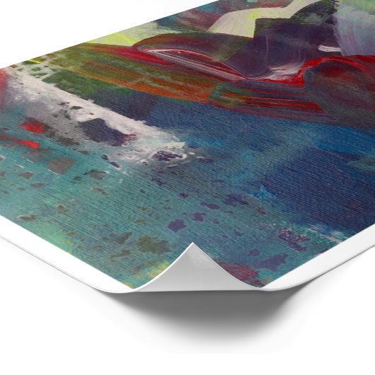 Hart Bits 5x7 Originele Art Print (Hoek)