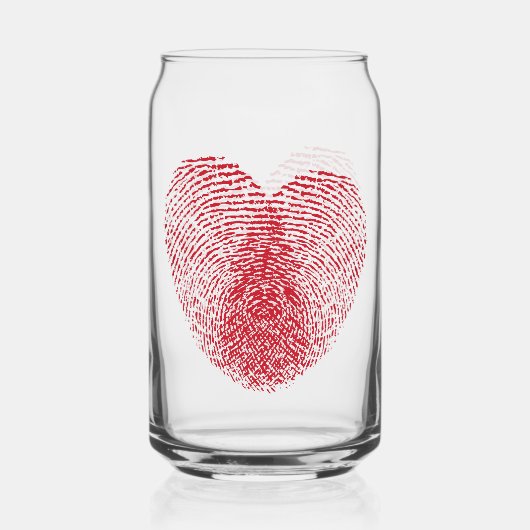 Hart Blikvorm Glas (Achterkant)