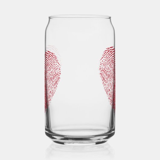 Hart Blikvorm Glas (Links)