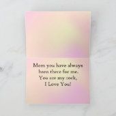 Hart Bloemen Gelukkig Moederdag Plezier Whimsical Kaart (Binnen)